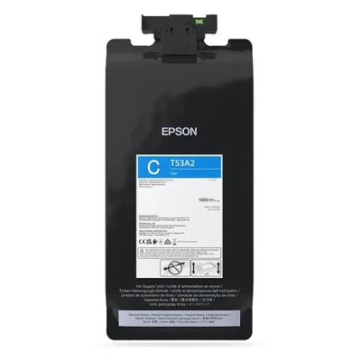 Image of Epson T53A2 cyan ink cartridge (original Epson)