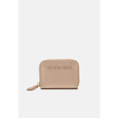 Image of Valentino Bags Divina Coin Purse, Rose Gold, ÚNICA