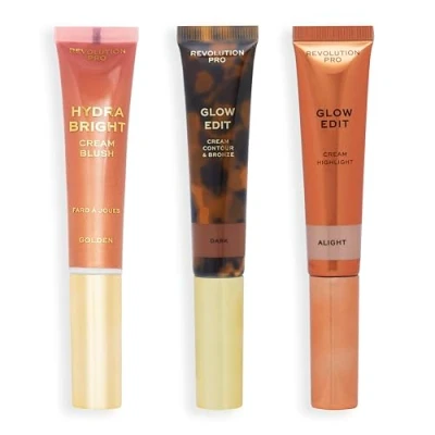 Image of Revolution Pro Cream Face Wand Trio (Various Shades) Dark