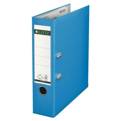 Image of Leitz 180 Lever Arch File Plastic Ring binder Blue