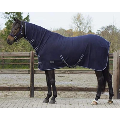 Image of QHP Fleece rug basic with neck