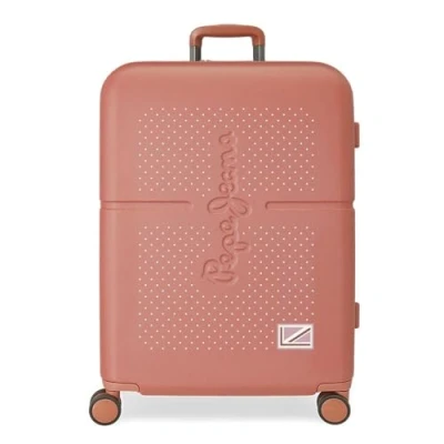 Image of Pepe Jeans Laila Cabin suitcase, One Size, black, standard Terracotta, Medium suitcase