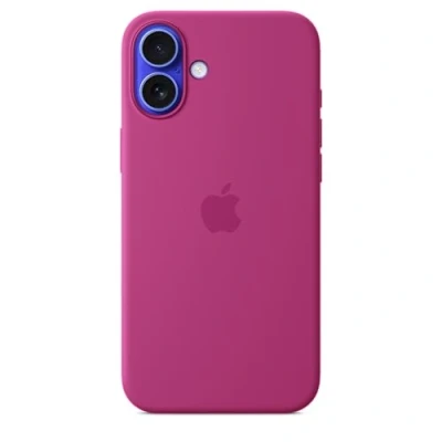 Image of Apple Silicone Back Cover Pink MagSafe iPhone 16 Plus