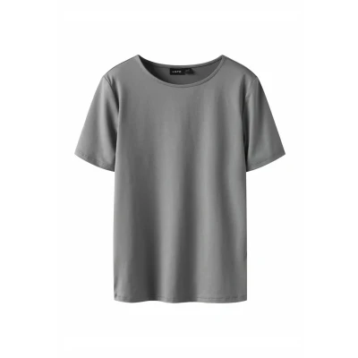 Image of LMTD Women&#039;s Nlfdinci SS Short S Top Noos, Sharkskin, 146 152