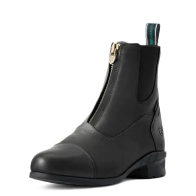 Image of ARIAT BMVY9 Womens Heritage IV Zip Waterproof Insulated Paddock Boot Black 8.5