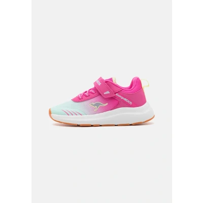 Image of Kangaroos Kbrida Trainers for kids, Size: 5, Daisy pink/mint Textile/synthetics