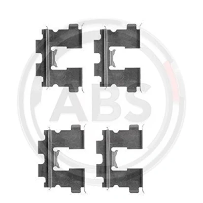 Image of Accessory Kit, disc brake pad A.B.S. 1163Q