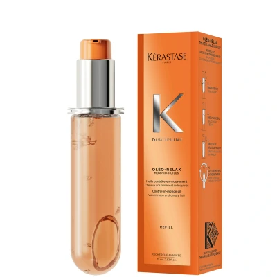 Image of Kérastase Discipline L&#039;Huile Oleo Relax Refill, Hair Oil For Voluminous And Unruly