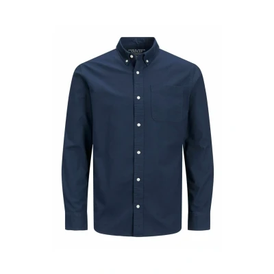 Image of Jack &amp; Jones Jjeoxford Shirt Shirt, Men&#039;s, Size: 5XL, Navy blazer