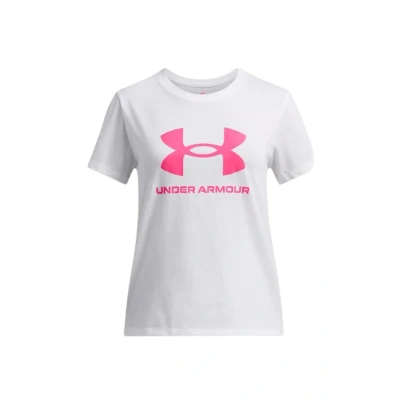 Image of Under Armour Girl&#039;s Ua Big Logo Ss T Shirt