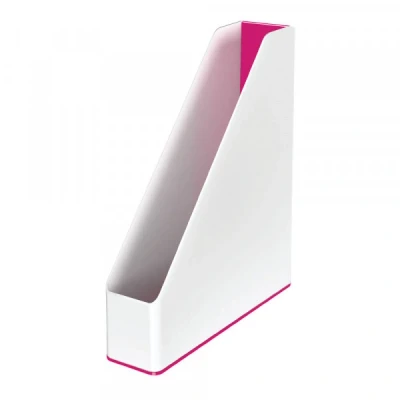 Image of Leitz TS 120555 Wow A4 Duo Colour Magazine File, 73mm x 318mm 272mm, Pink