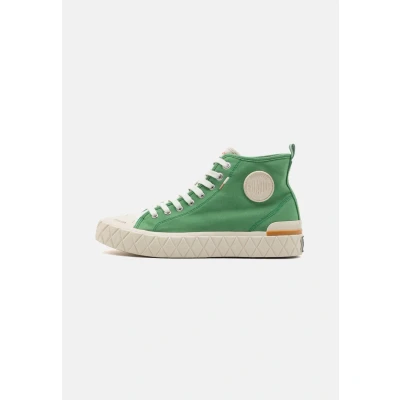 Image of Palladium ACE Chukka Unisex Hightop trainers, Size: 7, Vintage green Cotton