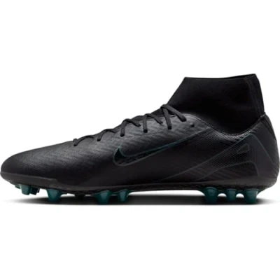 Image of Nike Performance ZM 10 Academy AG Moulded stud football boots, Size: 6.5, Black/deep jungle Textile/synthetics