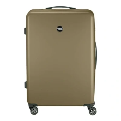 Image of Princess Traveller PT01 Deluxe Made from Recycled Materials 7 Colours and 3 Sizes 4 Double swivel Wheels Recessed TSA Lock, Pristine Bronze, Große Reisekoffer, Hard shell trolley with