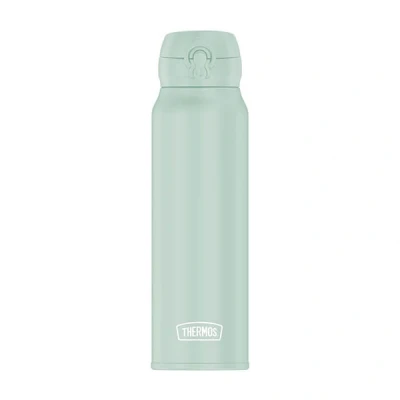 Image of Thermos ULTRALIGHT BOTTLE 0.75 L Soft Mint Matte Stainless Steel Flask 10 Hot / 20 Hours Cold, Completely Tight for Water, Tea, Silent Drinks