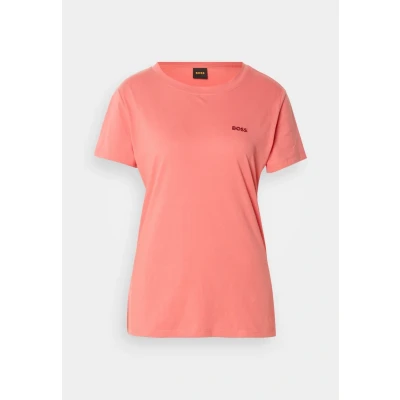 Image of BOSS Esogo Basic Tshirt, Women&#039;s, Size: XS, Light pastel red