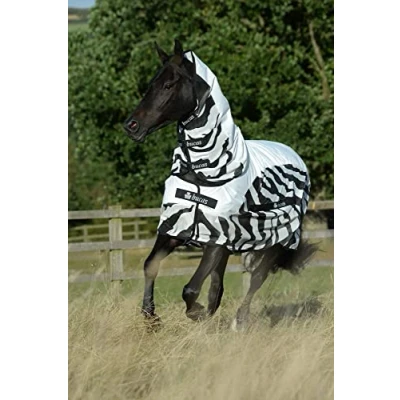 Image of Bucas Buzz Off Rain Zebra &amp; Neck