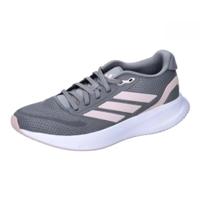 Image of adidas Performance Runfalcon 5 Road running shoes, Women&#039;s, Size: 5.5, Grey three/sandy pink/footwear white Textile/synthetics