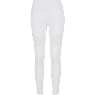 Image of Urban Classics Ladies TECH MESH Leggings Trousers, Women&#039;s, Size: XS, White