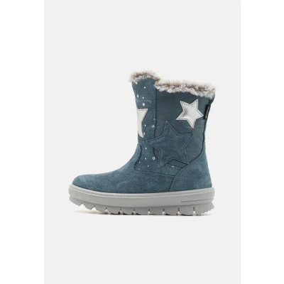 Image of Superfit Flavia Winter boots for kids, Size: 13.5K, Blau/silber Leather and textile