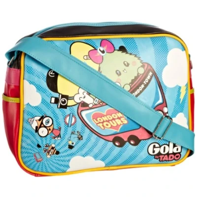 Image of Gola London Tour Sports Bag, Blue/Black/Red, M