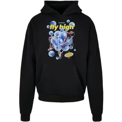 Image of Upscale by Mister Tee Bubblles Heavy Oversize Hoodie, Men&#039;s, Size: XS, Black