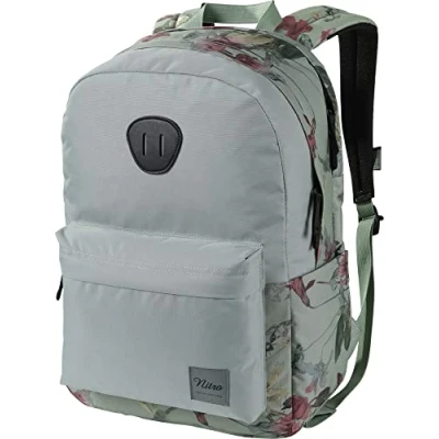 Image of Nitro Unisex Urban Plus Backpack (pack of 1), Dead Flower, 28 L, Vintage style