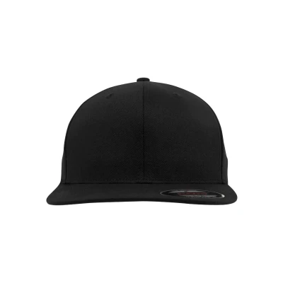 Image of Flexfit FLAT Visor Cap, Size: S/M, Black