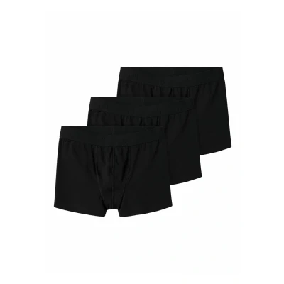 Image of NAME IT Boy&#039;s Boxer Shorts (Pack of 3), Black/Detail:icon in Waistband, 110