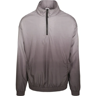 Image of Urban Classics Gradient PULL OVER Jacket Training jacket, Men&#039;s, Size: Large, Black/grey
