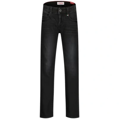 Image of Vingino Baggio Straight leg jeans for kids, Size: 4y, Black denim