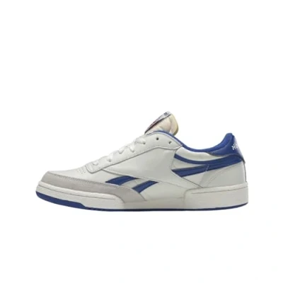 Image of Reebok Classic CLUB C Revenge Unisex Trainers, Size: 2.5, Chalk/croyal/excred leather and imitation