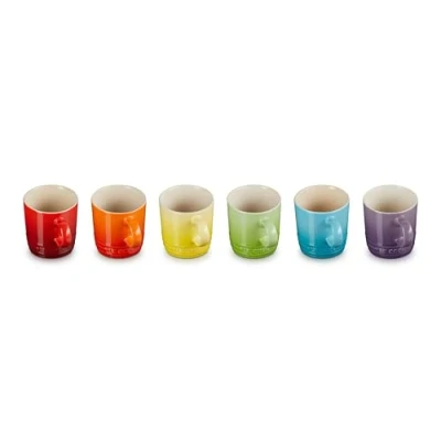 Image of Le Creuset Espresso cups Rainbow 100 ml 6 pieces