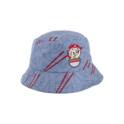 Image of Blackskies Ramen Noodle Hat, Size: One Size, Mottled blue
