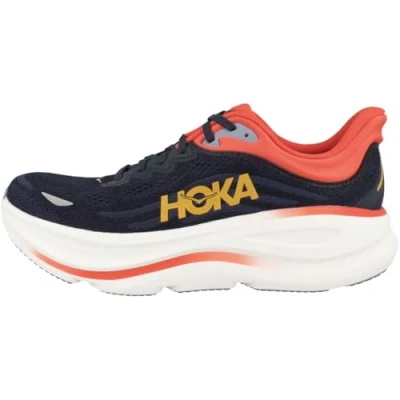 Image of HOKA Bondi Road running shoes, Men&#039;s, Size: 10, Varsity navy/nautical blue shoes