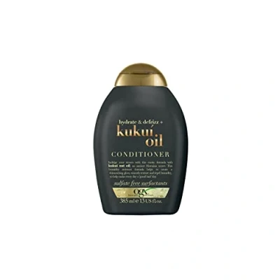 Image of OGX Hydrate &amp; Defrizz+ Kukui Oil Conditioner 385ml