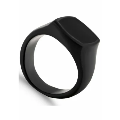 Image of Akitsune OPUS Ring, Men&#039;s, Size: 52, Schwarz