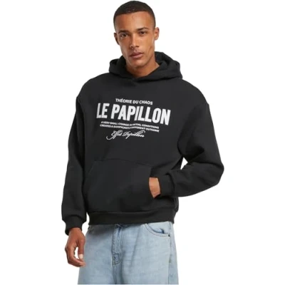 Image of Upscale by Mister Tee Theorie DU Chaos Fluffy Hoodie, Men&#039;s, Size: XL, Black