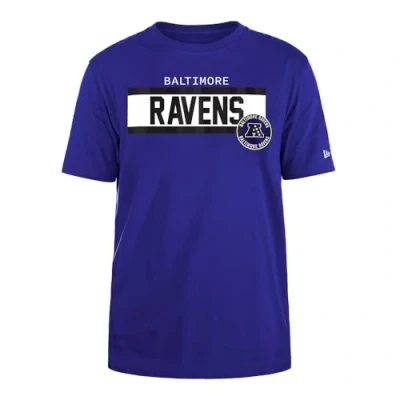 Image of BALTIMORE RAVENS Unisex NFL Regular T Shirt High Density Ink Screenprint Front Graphic Original Team Color