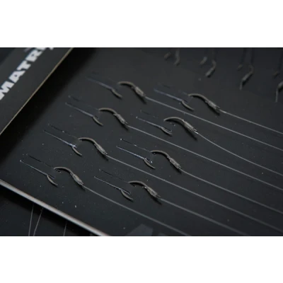 Image of Matrix MXC 2 Size 12 Barbless / 0.20mm 6&quot; (15cm) X Strong Pole rig 8pcs Coarse