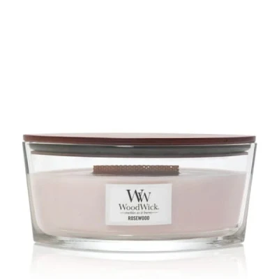 Image of WoodWick Scented Candle Ellipse Rosewood 9 cm / 19