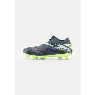 Image of Puma Future 7 Match MXSG Screwin stud football boots, Men&#039;s, Size: 10.5, Gray skies/white/fizzy apple Textile/synthetics