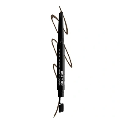 Image of NYX Professional Makeup Fill and Fluff Eyebrow Pomade Pencil 0.2g (Various Shades) Ash Brown