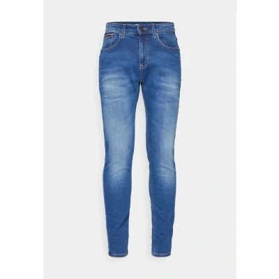 Image of Tommy Jeans Austin Slim fit jeans, Men&#039;s, Size: 28x32, Wilson mid blue