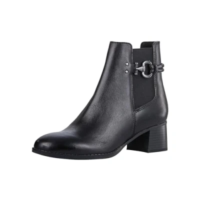 Image of Marco Tozzi Chelsea Ankle boots, Women&#039;s, Size: 6, Black Leather