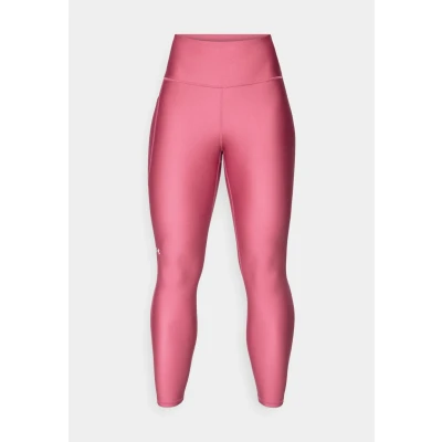 Image of Under Armour TECH Leggings, Women&#039;s, Size: Large, Fuchsia dusk/white
