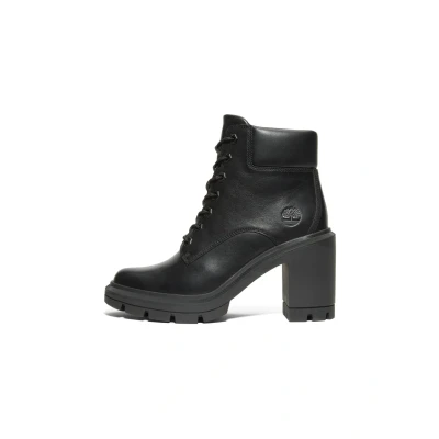 Image of Timberland Allington 6INCH Platform ankle boots, Women&#039;s, Size: 7, Jet black Leather/synthetics