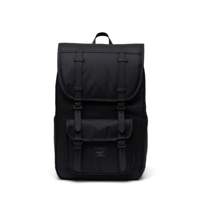 Image of Herschel Supply Co. Little America Mid, Black Tonal, One Size