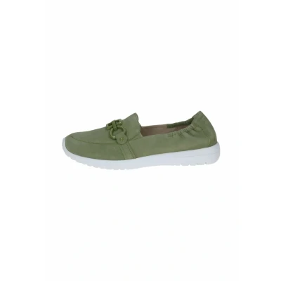 Image of Caprice Slipons, Women&#039;s, Size: 6.5, Green suede Leather