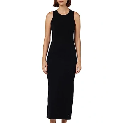 Image of Tommy Hilfiger SLIM MIDI Dress Jersey dress, Women&#039;s, Size: Small, Black